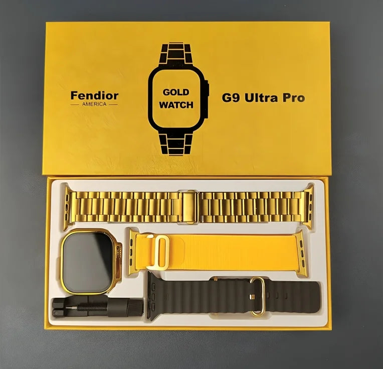 Golden Smart Watch Full HD 49mm