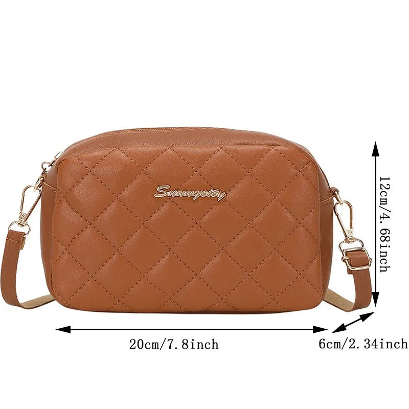 Chic Girl's PU Leather Embroidered Shoulder Bag, C-AR-2