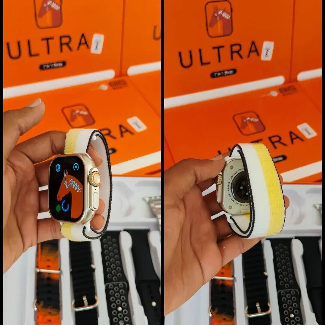 7 In 1 Ultra Smart Watch Series 8 -7 Straps